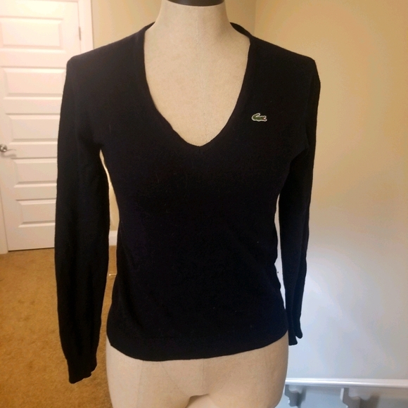 Lacost v-neck sweater - Picture 1 of 3